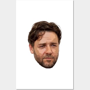 Russell Crowe Vector Art Posters and Art